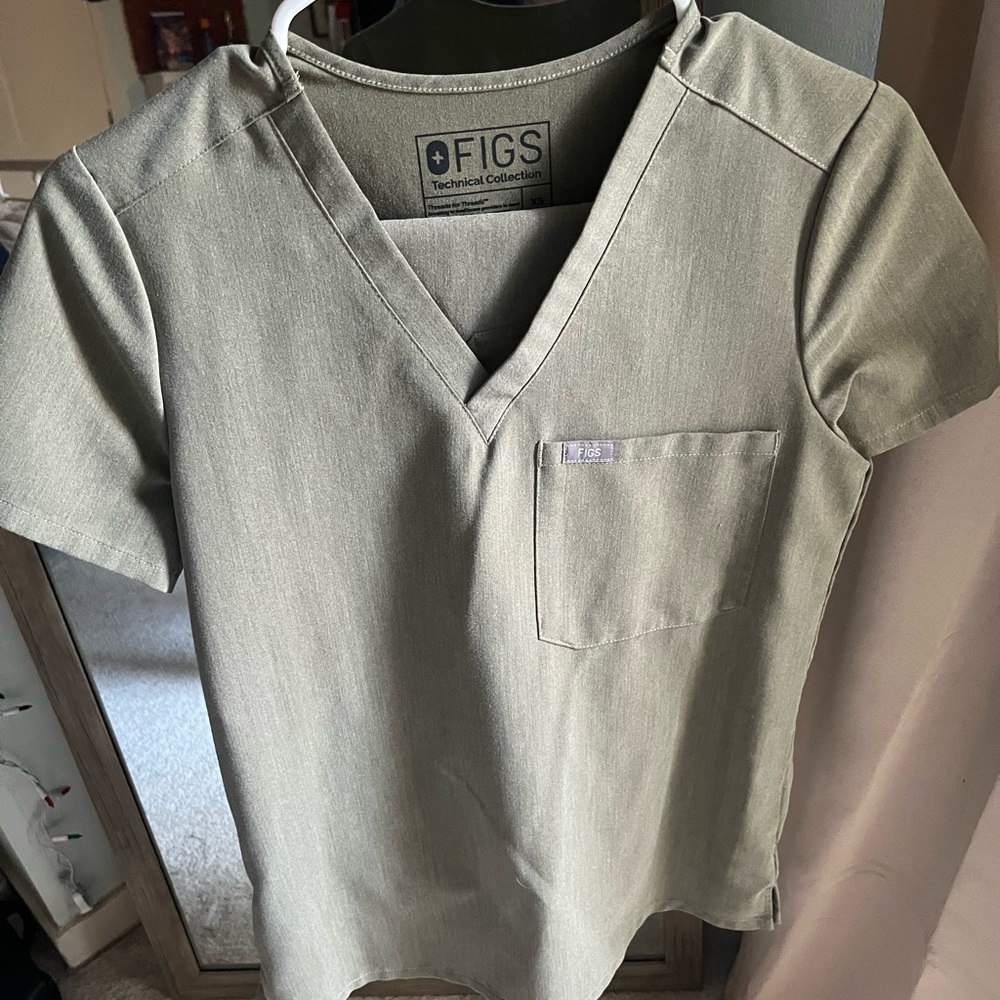 xs heather green figs set